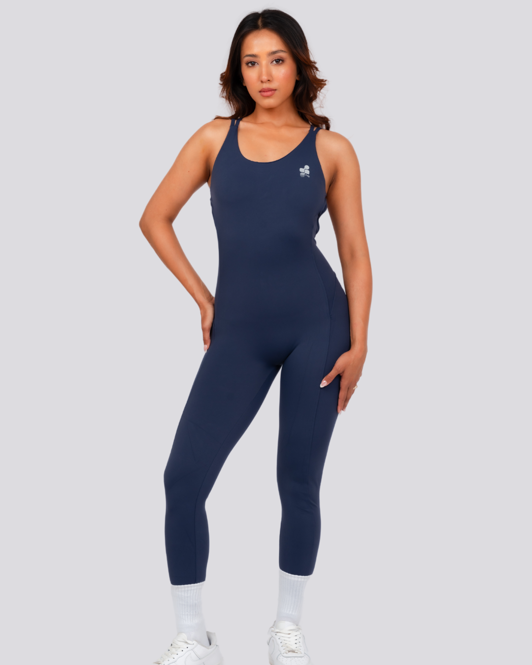 Poise Jumpsuit Full Navy Blue
